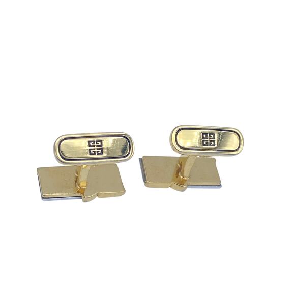 Givenchy Authentic Gold-Tone and Silver-Tone Cufflinks - Picture 2 of 8